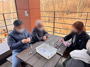 경북시각장애인트레킹 국립김천치유의 숲